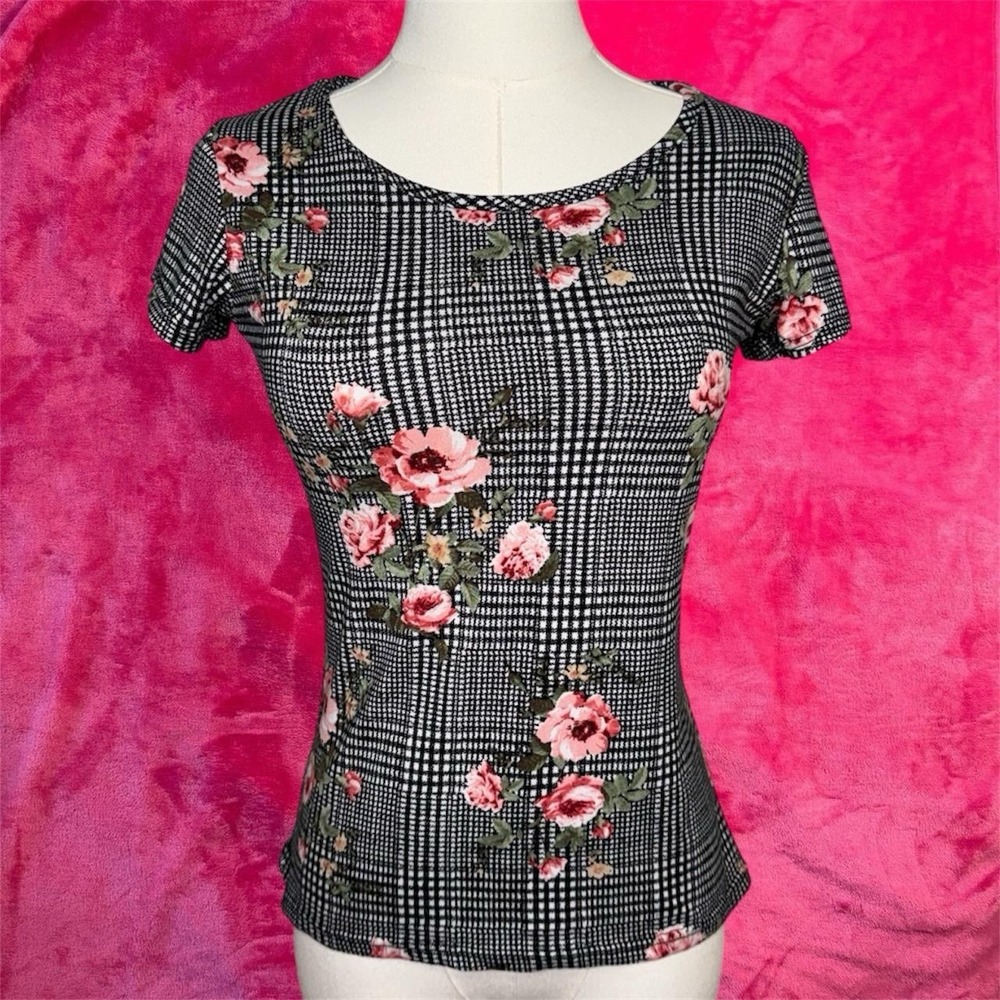 Glitter Girl Floral Top